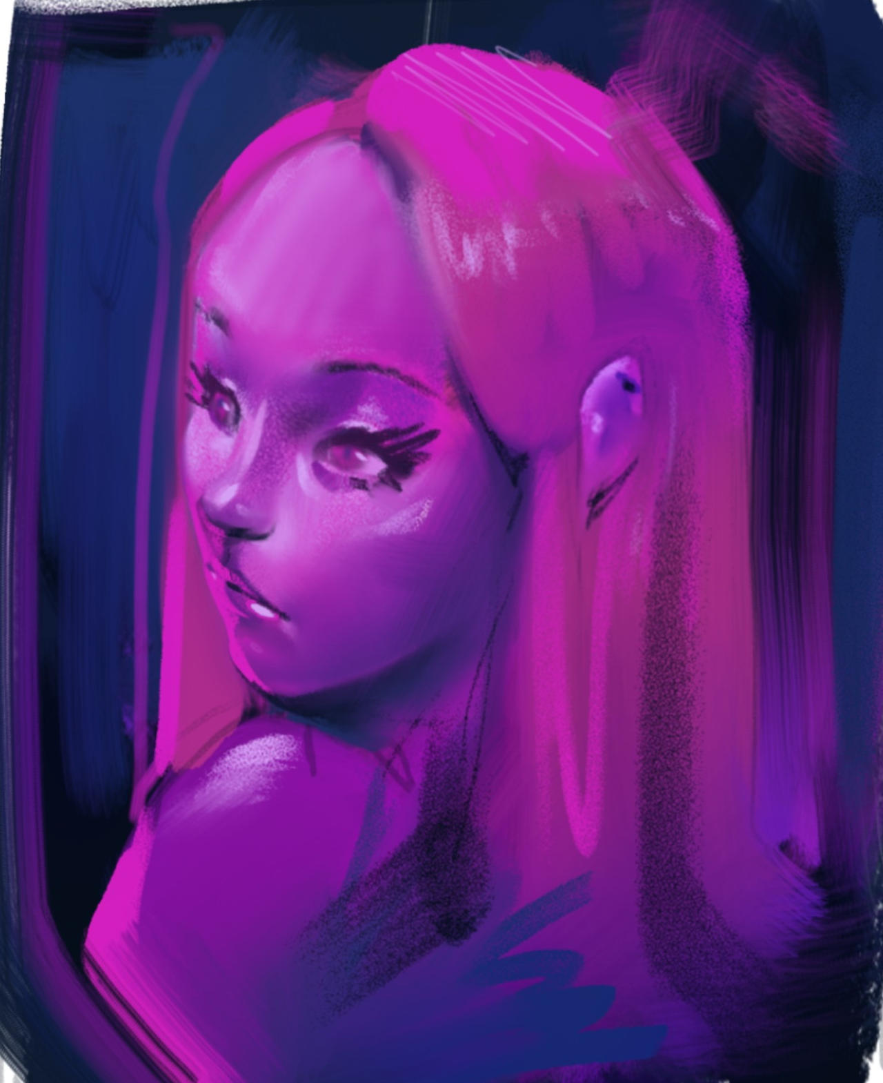 Pink Deviantart Pink girl by elfreiart on DeviantArt