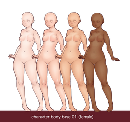 Character bases - female - 01