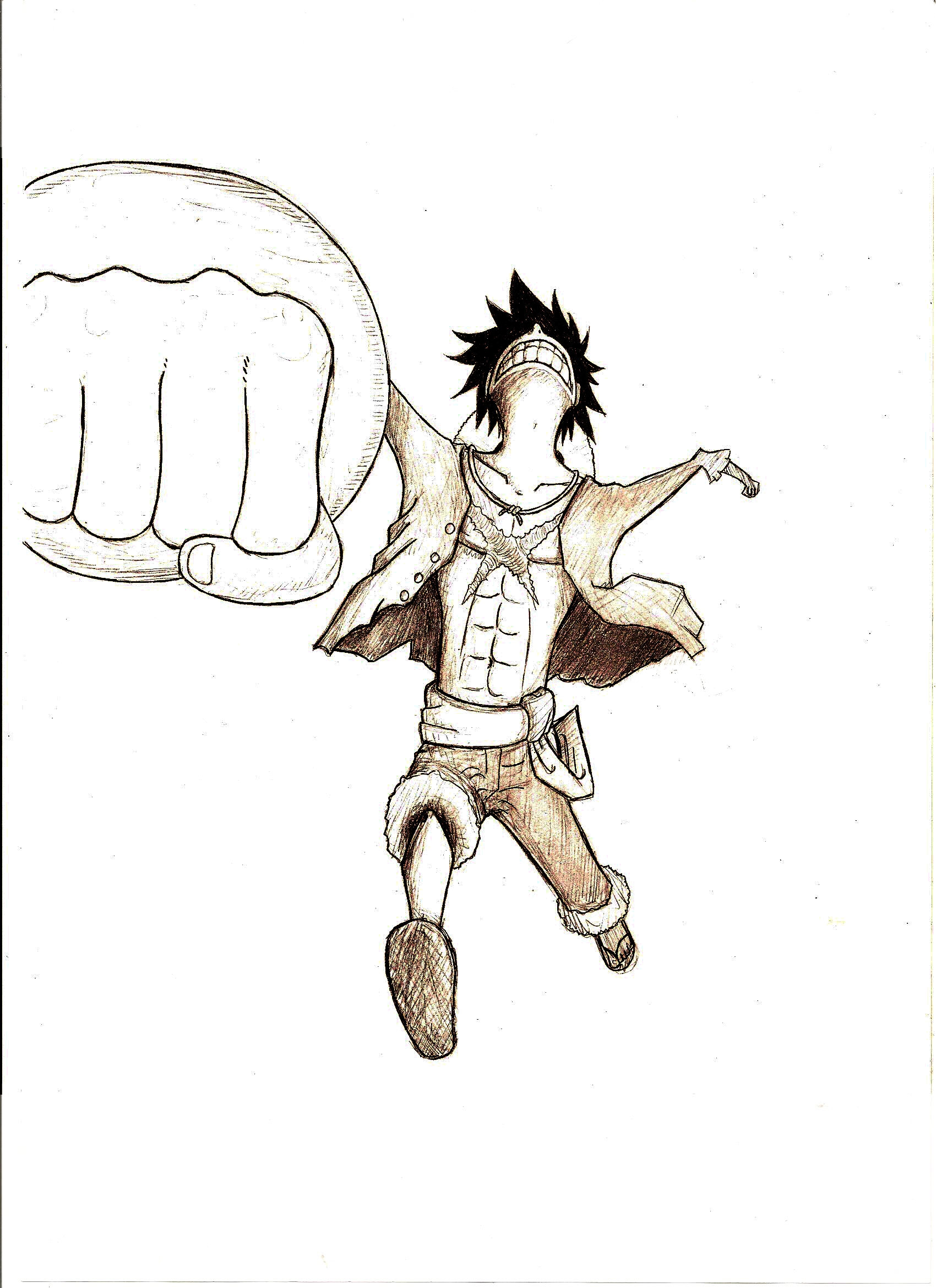 Mugiwara no Luffy gear third