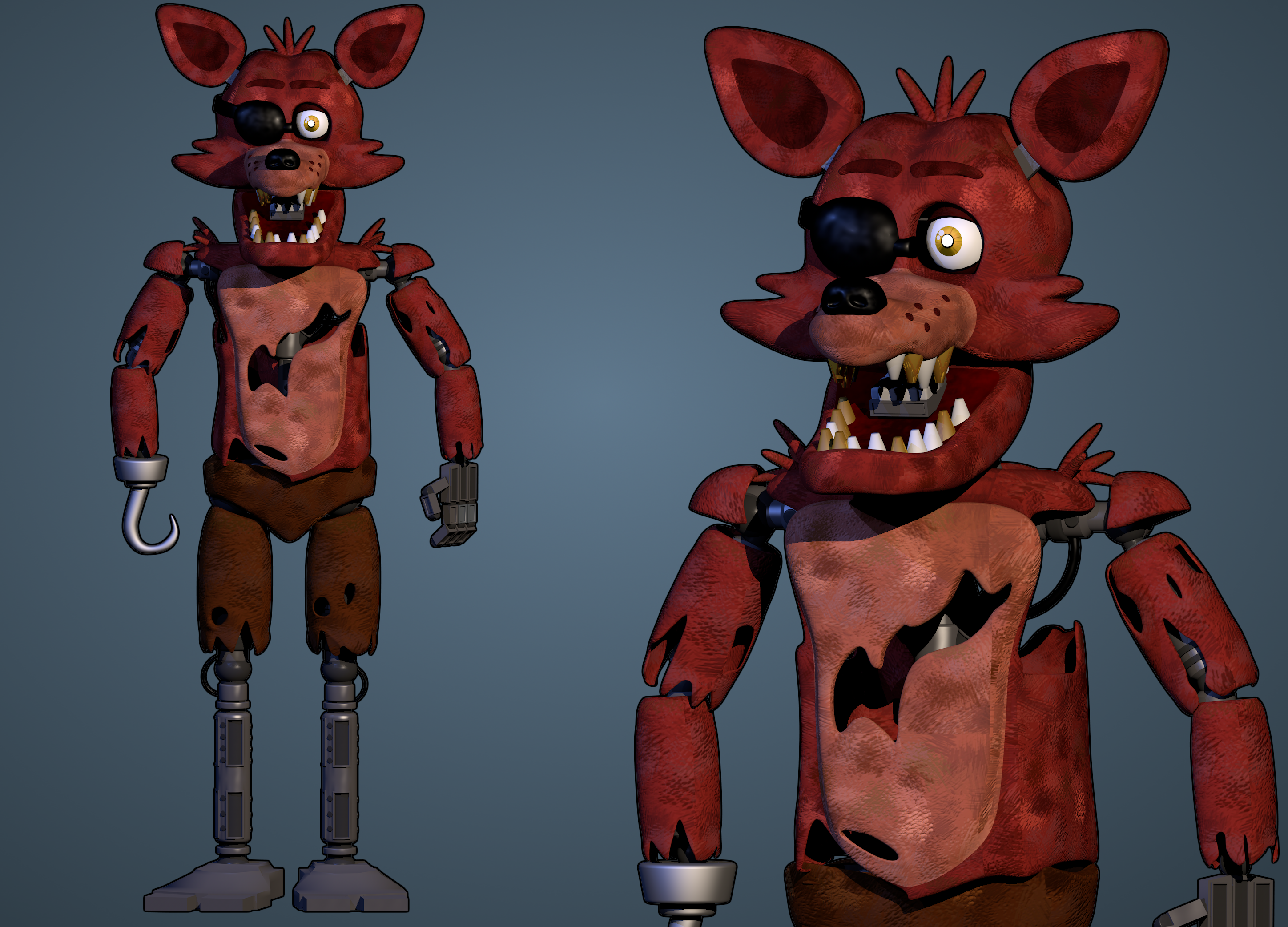 EverythingAnimations FNaF 1 Models for Blender by DarkKnightPL on DeviantArt