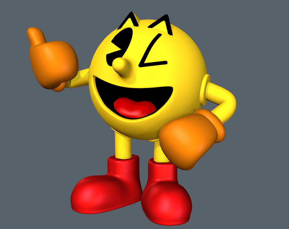 Pacman - 3D Model by WilliamModels on DeviantArt