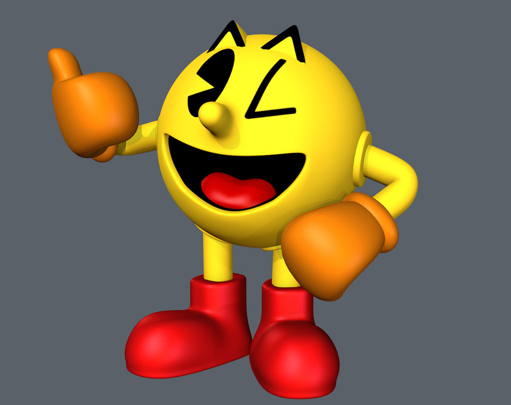 Pacman - 3D Model by WilliamModels on DeviantArt