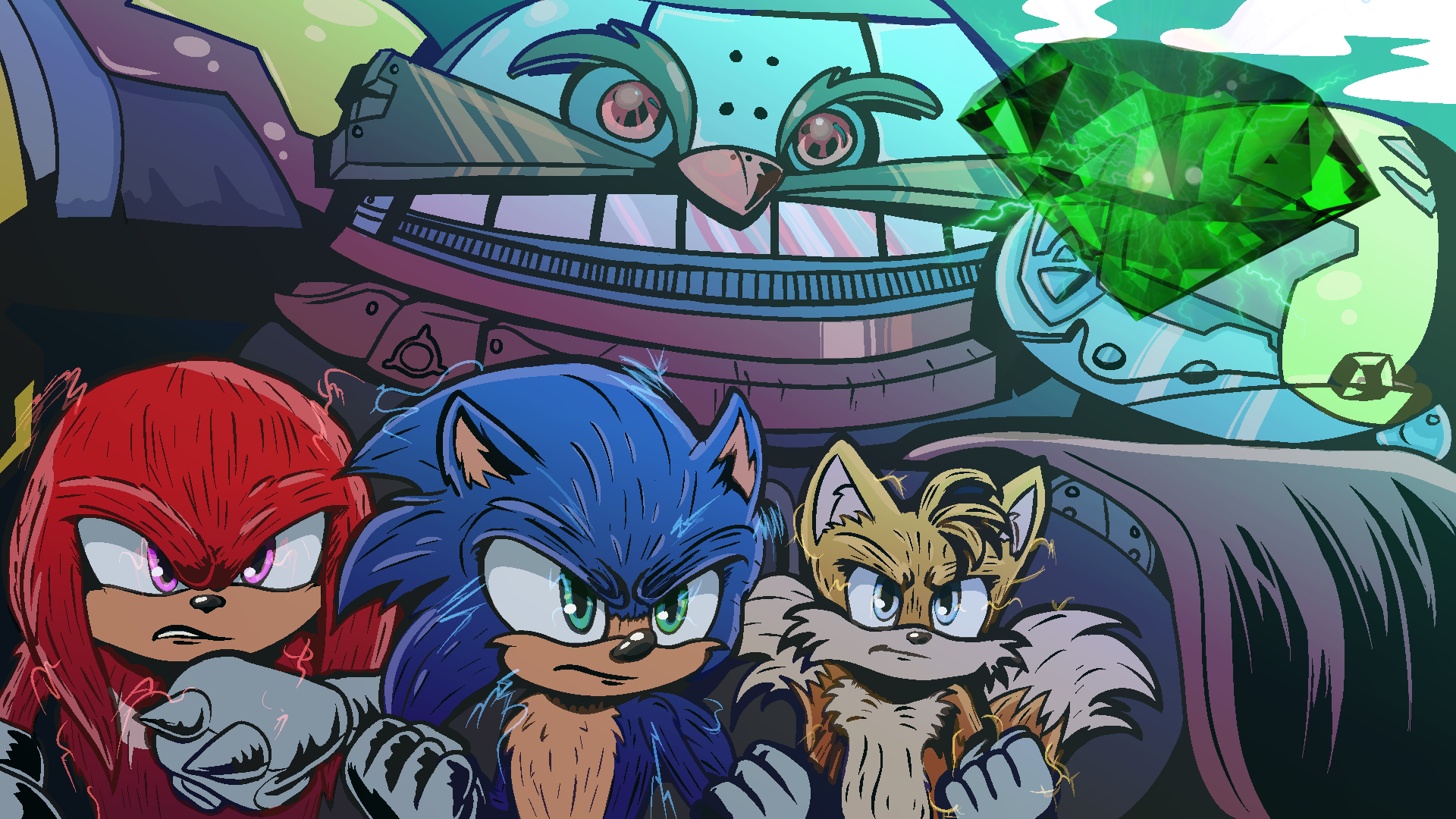 Sonic Movie 2  Sonic funny, Sonic heroes, Sonic art