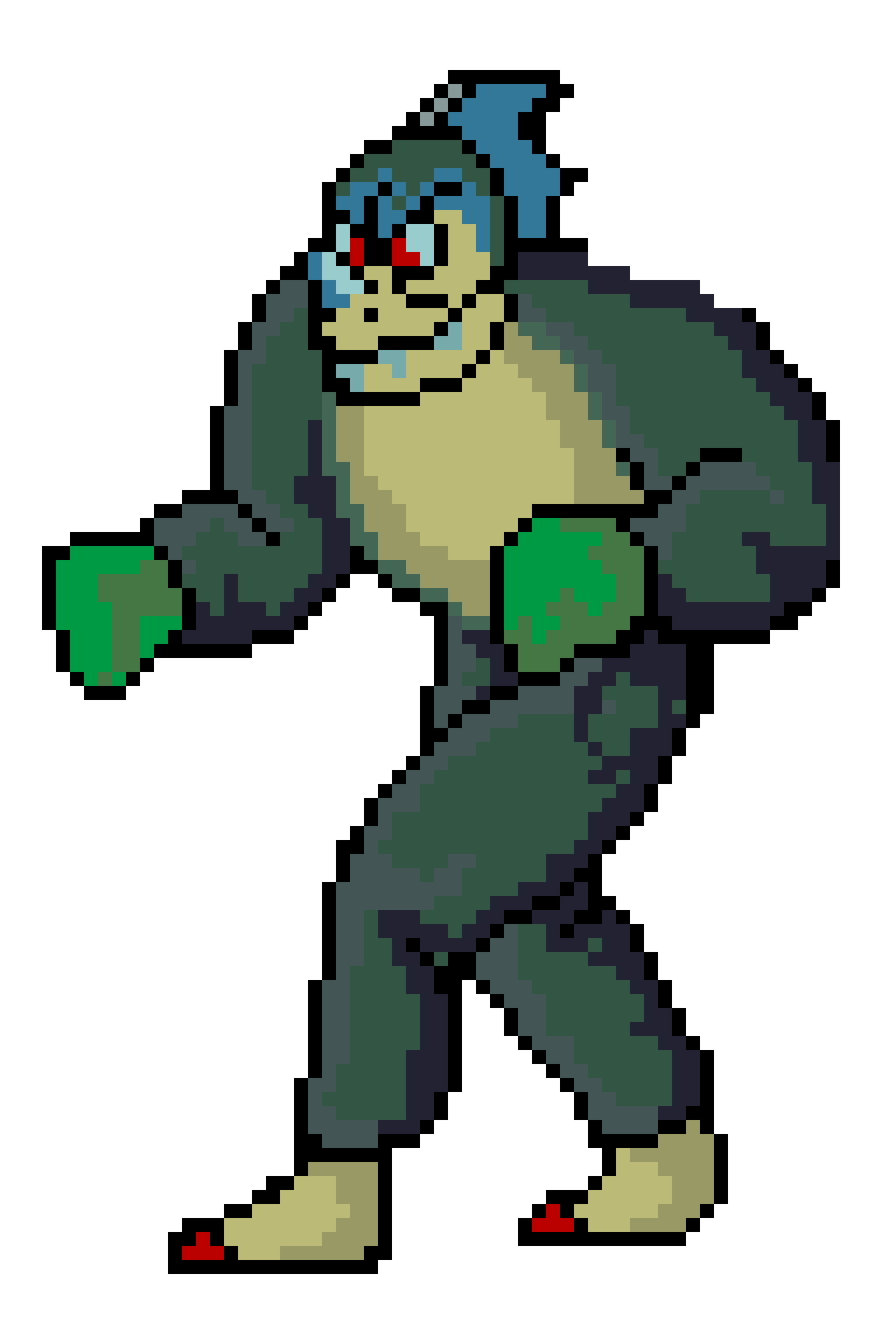 Lizard Man sprite by ArtsofBardelli on DeviantArt