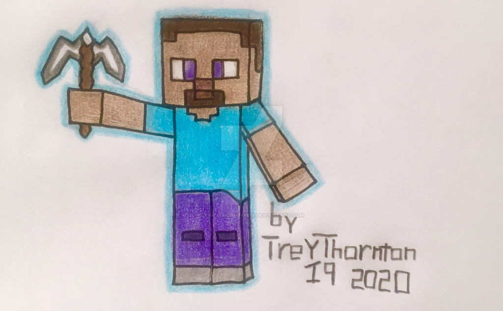 Minecraft- Steve by Treythornton19 on DeviantArt