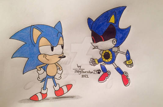 Classic and Modern Neo Metal Sonic (Time Eater) by tulf42 on DeviantArt