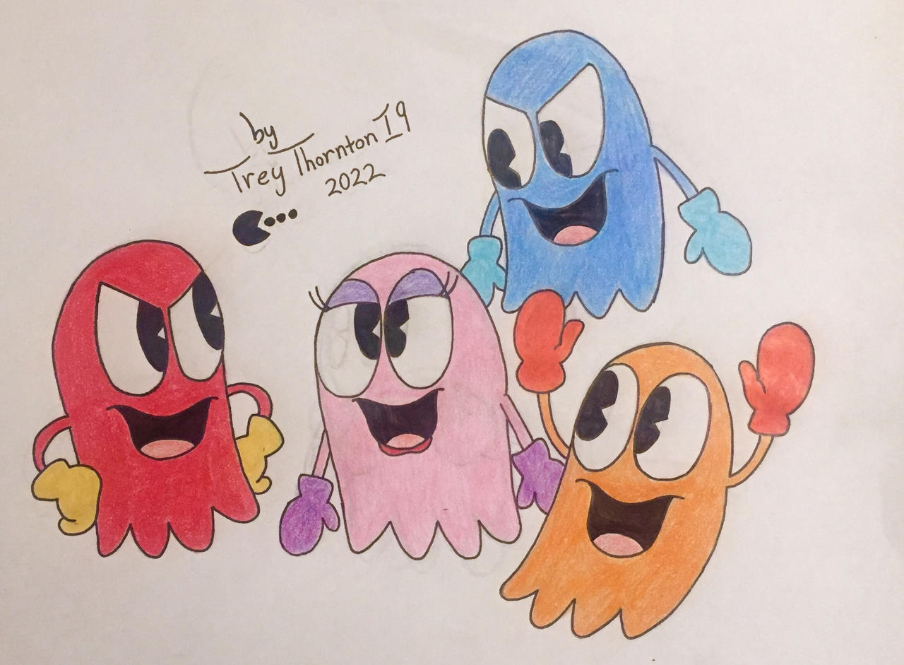 Blinky Pinky Inky and Clyde by Treythornton19 on DeviantArt Blinky Pinky Inky and Clyde by Treythornton19 on DeviantArt