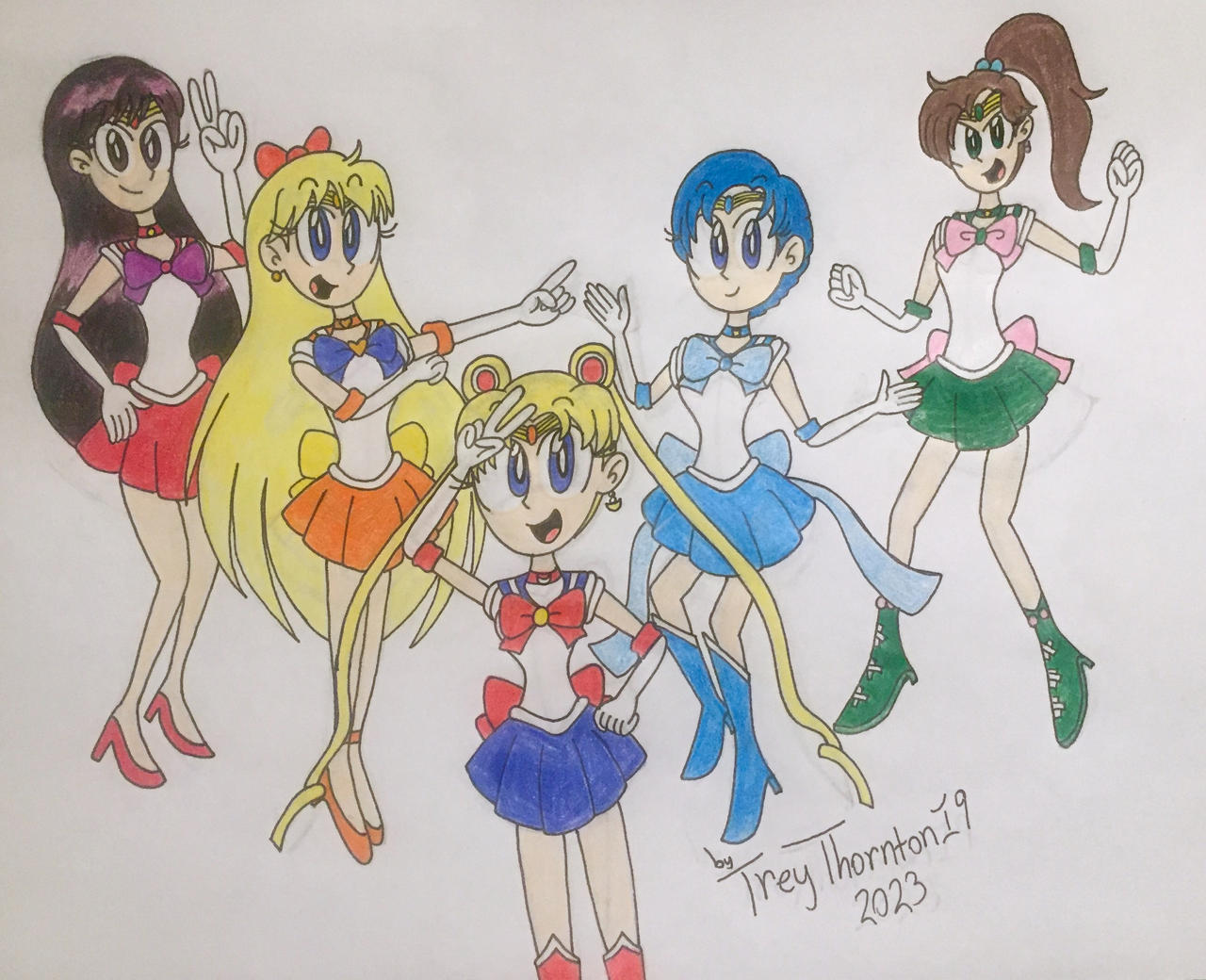 The Sailor Scouts By TreyThornton19 On DeviantArt the-sailor-scouts-by-treythornton19-on-deviantart