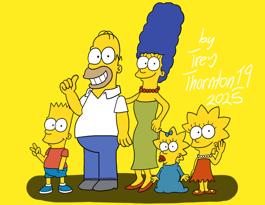 The Simpsons Vector Deviantart The Simpsons by TreyThornton19 on DeviantArt