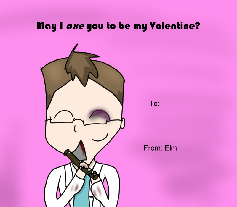 Elm's Valentine (Sketchy Johto)