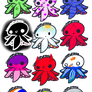 OCTOPUSES! Cute chibi Octopus adopts!