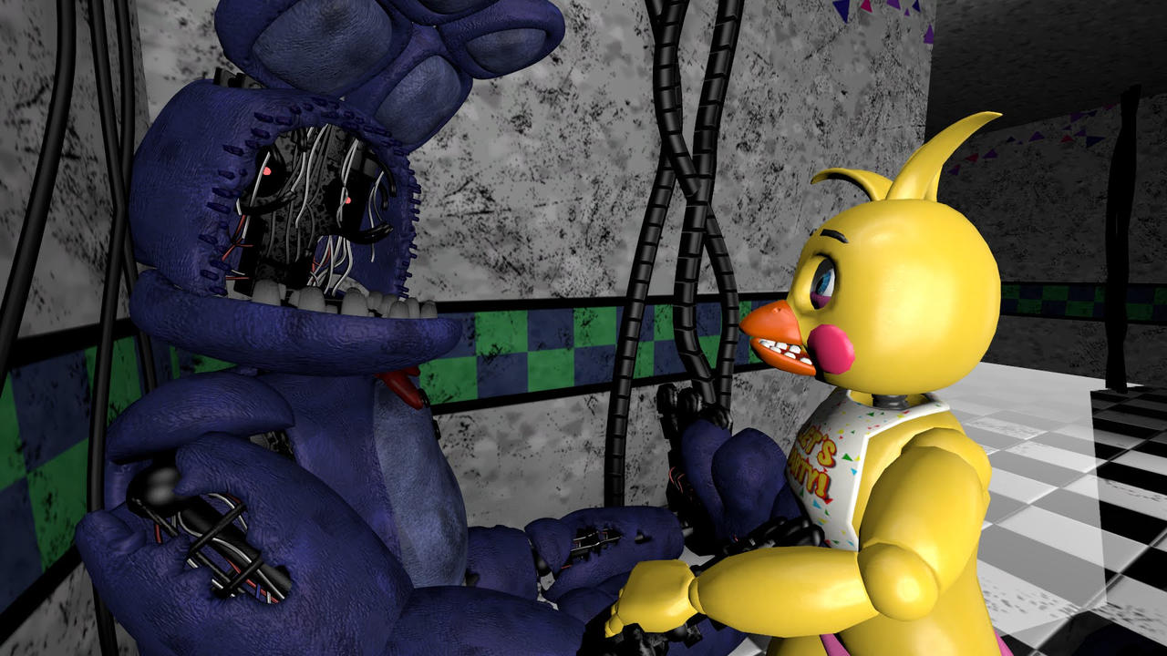 Withered Bonnie x Toy Chica Come With Me by RandomFNAFFan1 on DeviantArt Withered Bonnie x Toy Chica Come With Me by RandomFNAFFan1 on DeviantArt