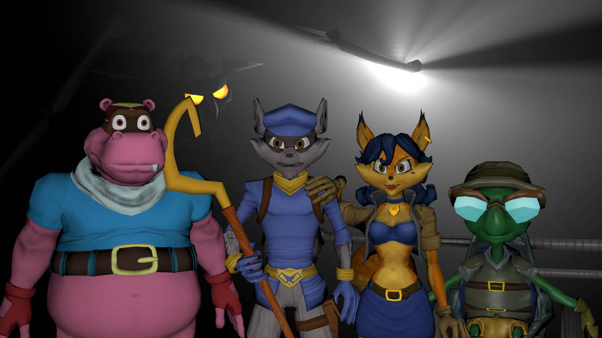 Sly Cooper Clockwork Watch Sly and his Friends by RandomFNAFFan1 on