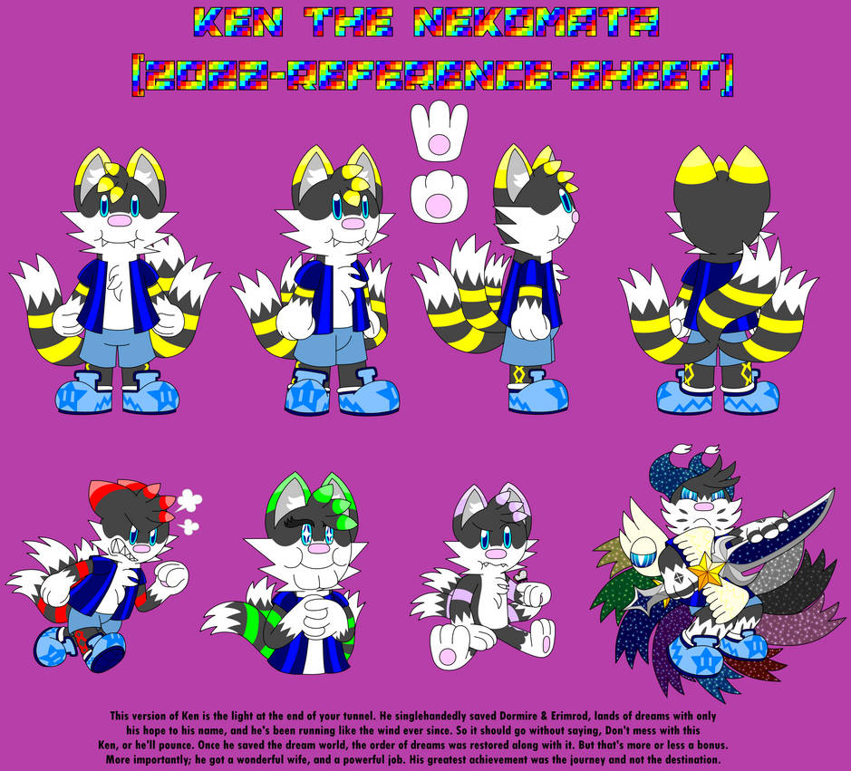 Ken 2022 Ref Sheet (Variation 2) by KenTheNekomata on DeviantArt