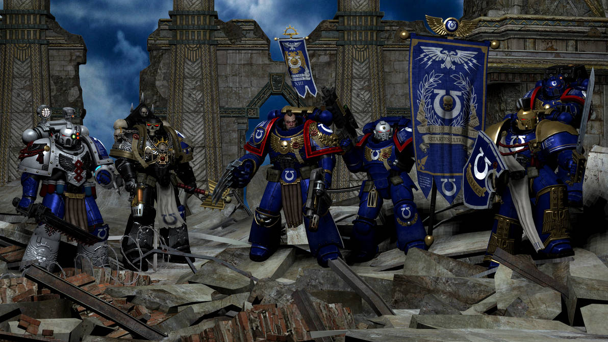 Ultramarines 3rd Company Command Squad - 111.M42 by Kommandant4298 on ...