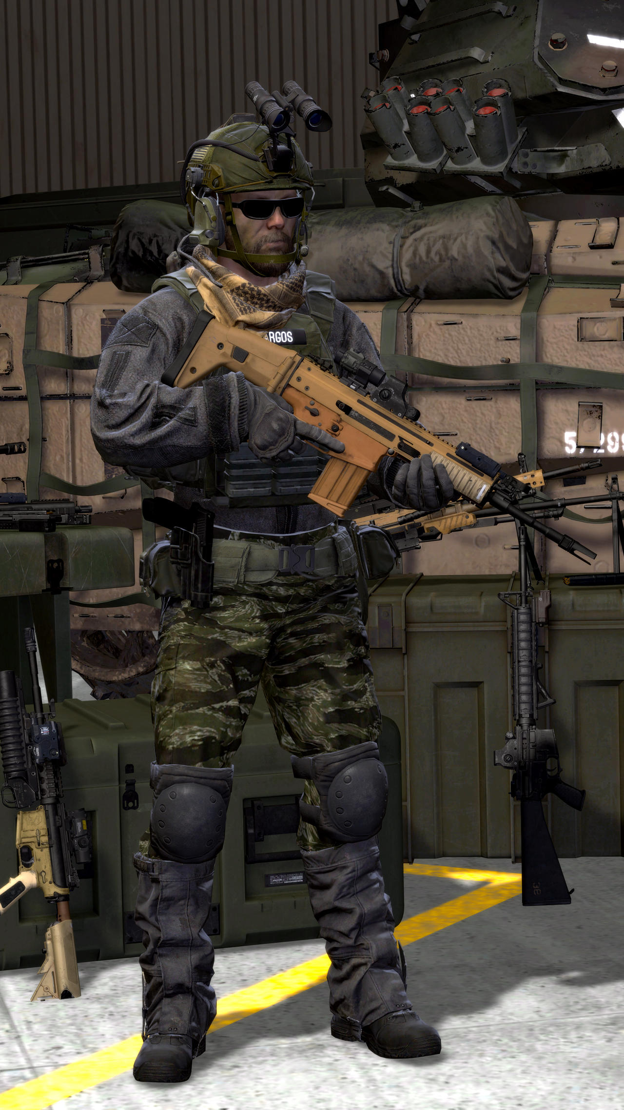 US Army Special Forces 'Green Beret' Operator by Kommandant4298 on  DeviantArt
