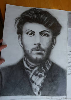 young Stalin portrait