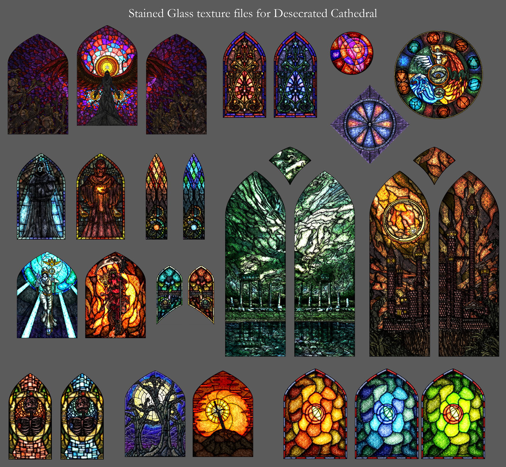 Church Stained Glass Texture