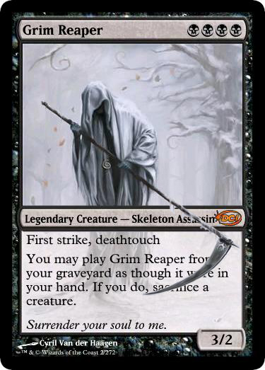 grim reaper yugioh card Yu-Gi-Oh! - Call of The (ABPF-EN070) - Absolute Powerforce - 1st Edition may be 1st or Unlimited Edition Reaper archetype : r/customyugioh