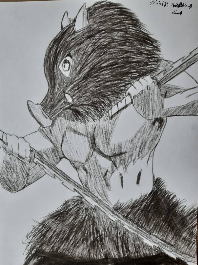 Inosuke Fanart by Rhaposinn on DeviantArt