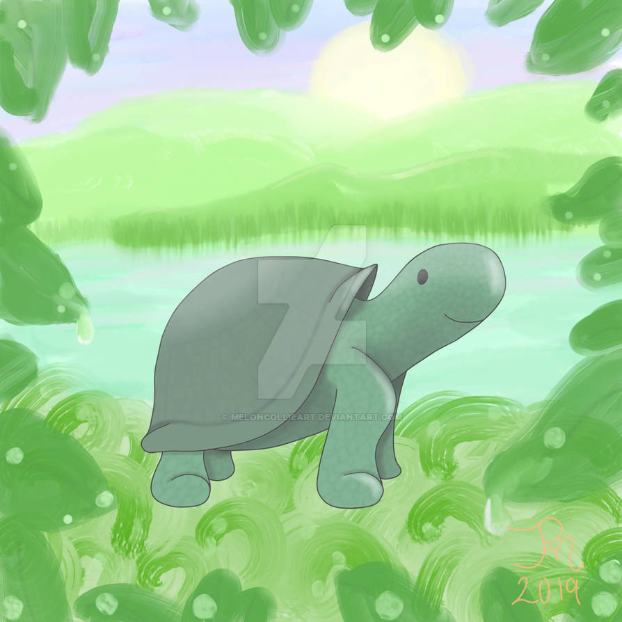 Turtle Friend by MelonCollieArt on DeviantArt