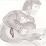 Sketch 2 Eamon Playing Guitar