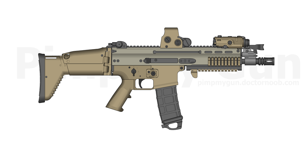 FN Herstal Mk. 16 MOD 0 (SCAR-L), Custom