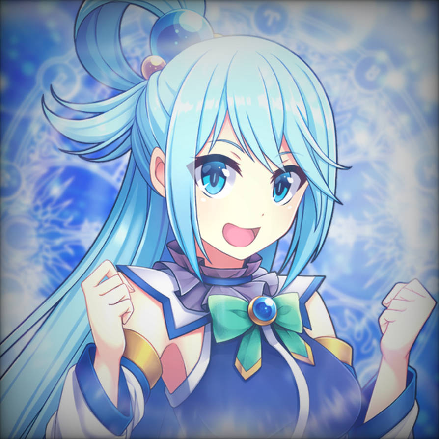 Aqua (Konosuba) pfp by Gothic489 on DeviantArt