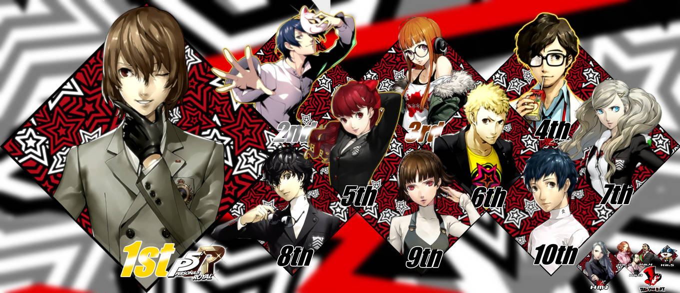Top 10 P5 royal characters with honorable mentions by Gothic489 on ...
