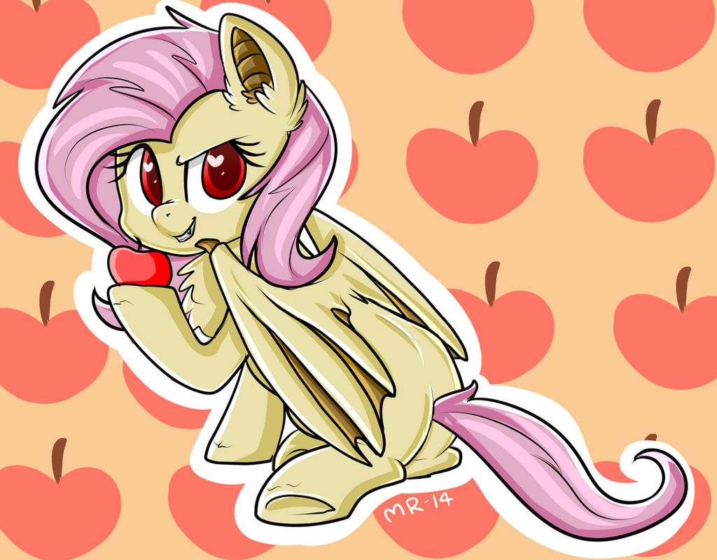 Flutterbat Deviantart Front Flutterbat by DaintyDelight on DeviantArt