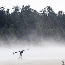 Surfer in the Mist | Canada