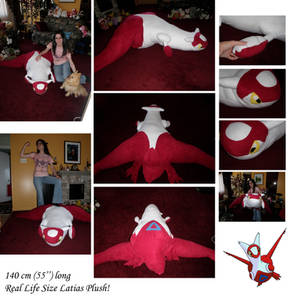 Latias Real Life Size Plush