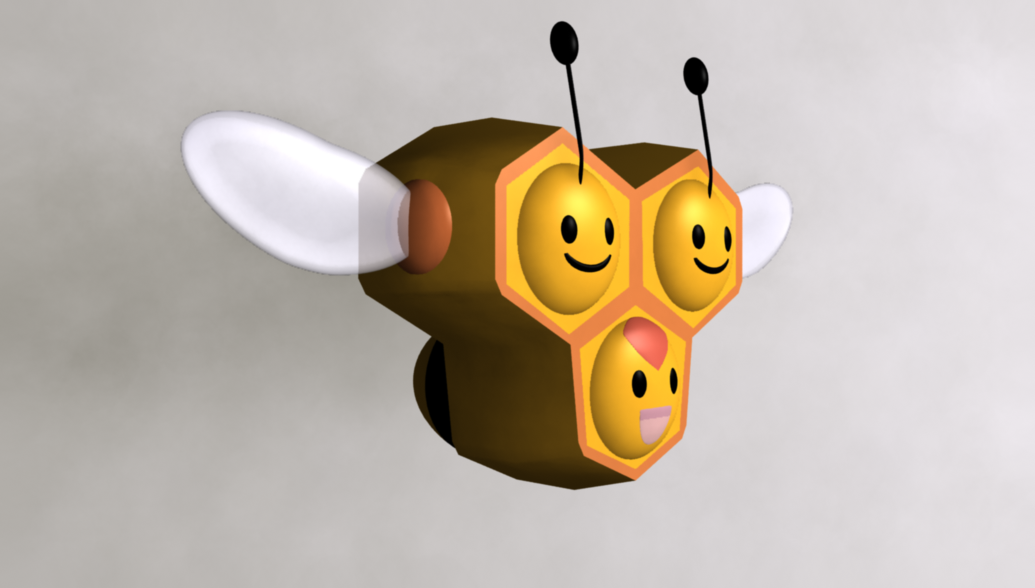 Combee 3D - Finished by Julika-Nagara on DeviantArt