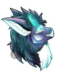 Alaxxander Fluffy Dragon - Digital Headshot