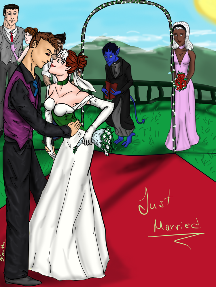 Rogue Gambit Wedding