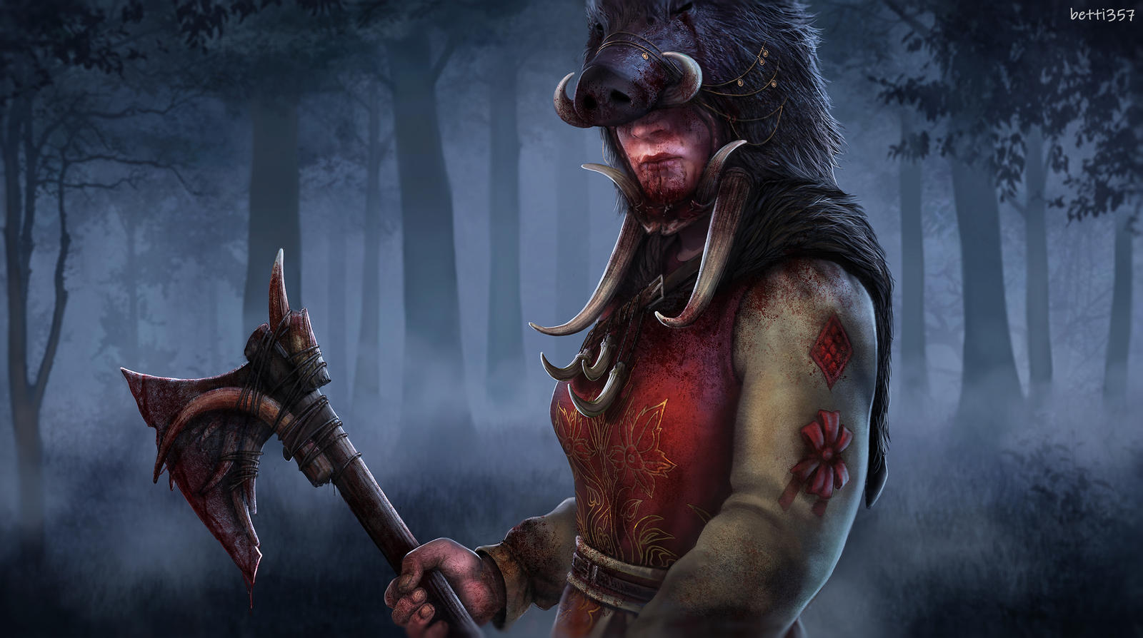 Dead By Daylight Huntress By Betti357 On Deviantart Dead By Daylight Huntress By Betti357 On Deviantart