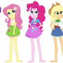 Equestria Girls Main 7 in Barefeet