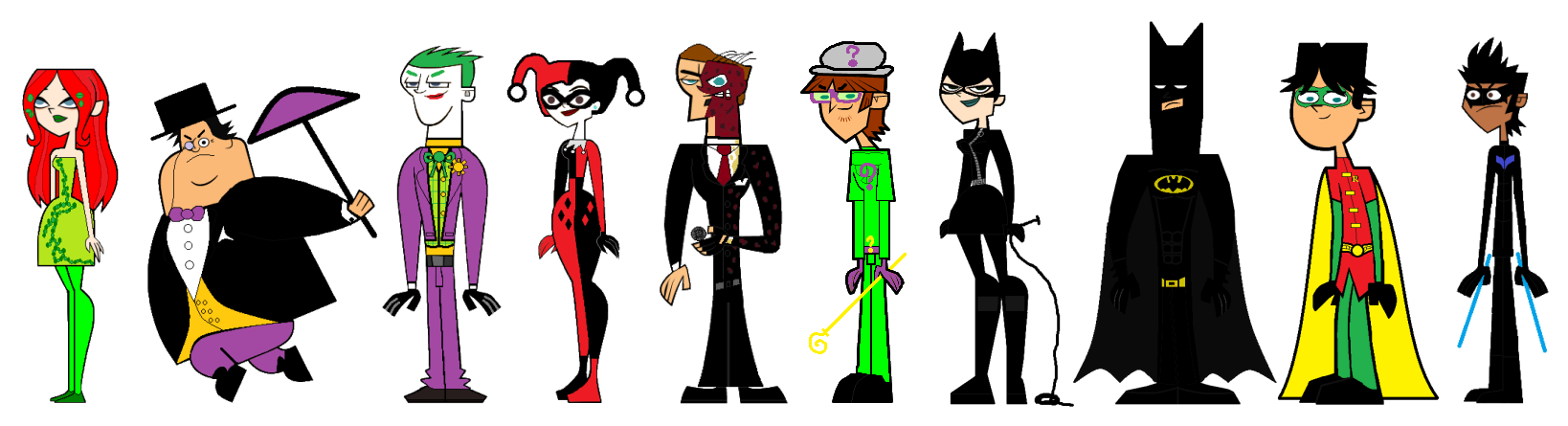 Total Drama DC Heroes and Villains