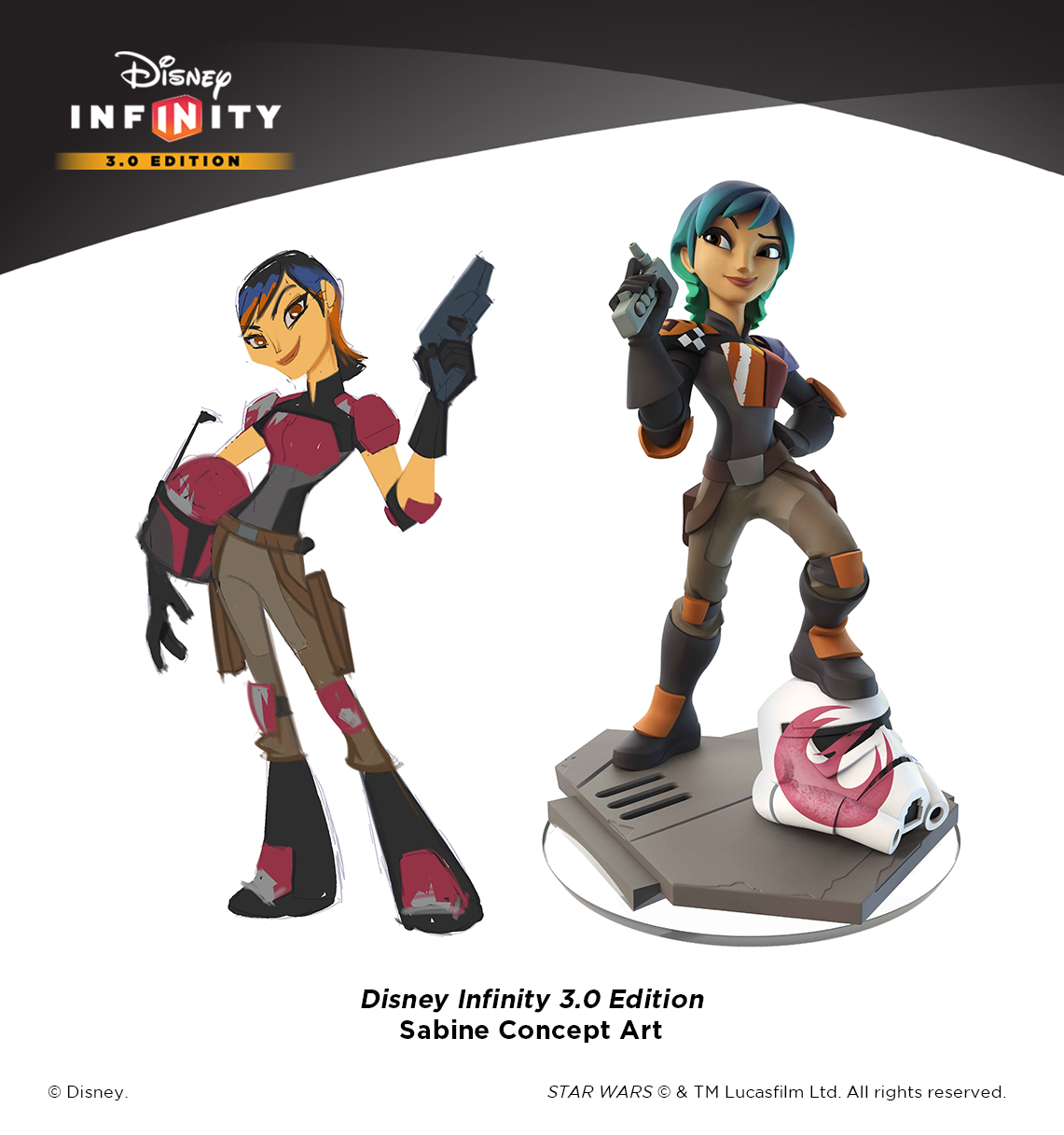 Disney Infinity Concept Art: Sabine