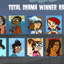 My Total Drama Winner Rankings