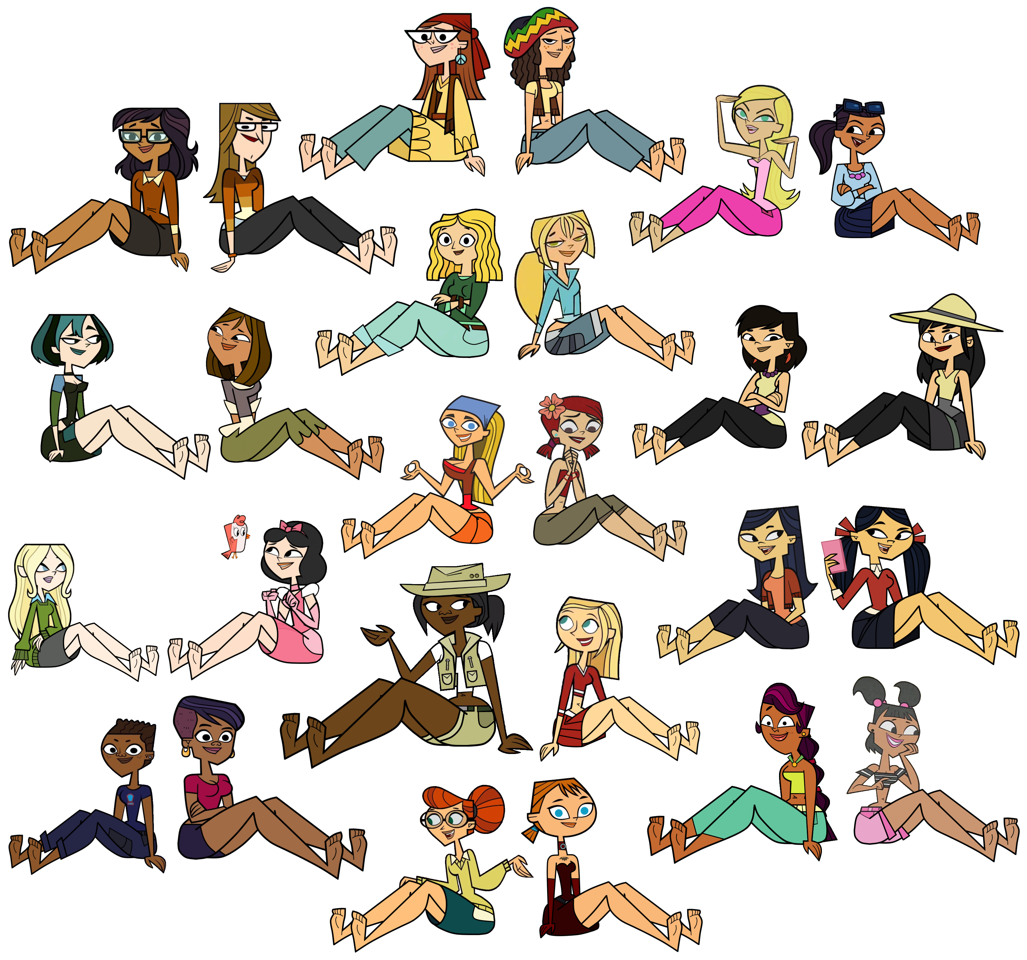 Total Drama Presents: The Ridonculous Race Cast Me by Littleprincesscutie  on DeviantArt