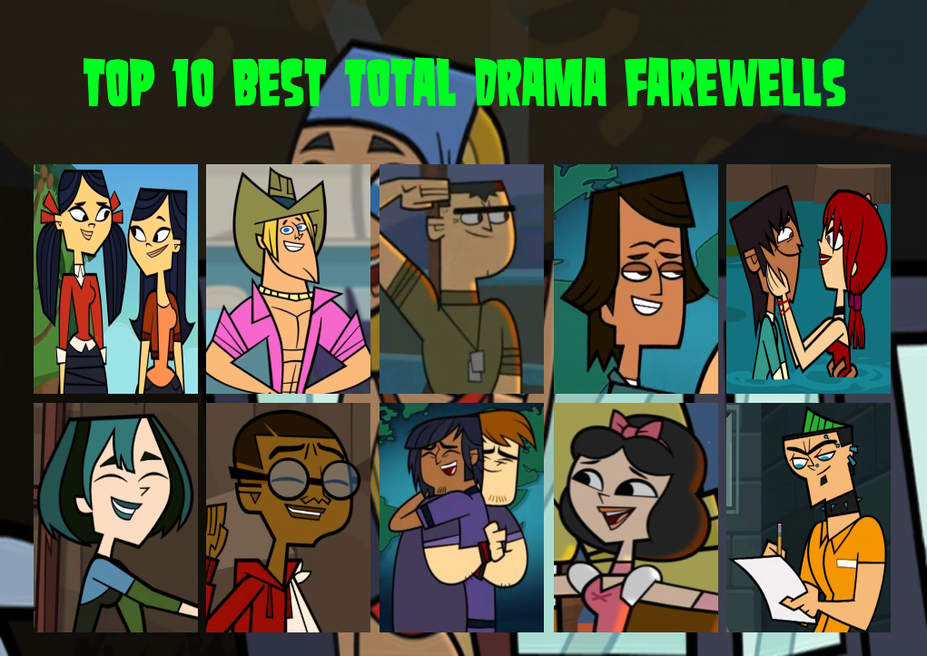 What's your favorite top 10 out of every Total Drama season? : r/Totaldrama