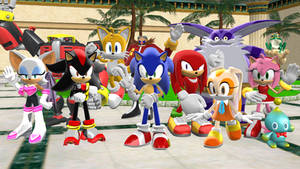 Sonic the Hedgehog Group Shot