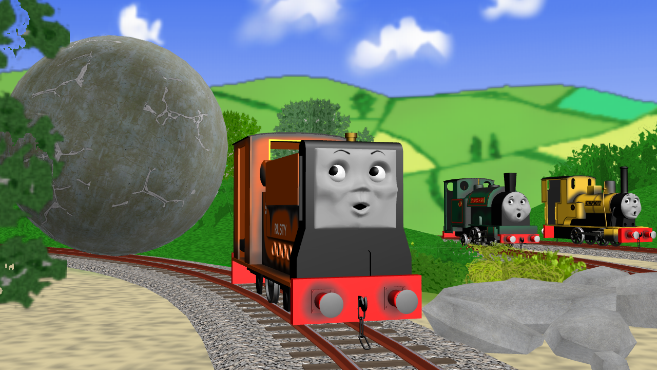 Rust Boulder Rusty and the Boulder by MiraculousThomasFan on DeviantArt