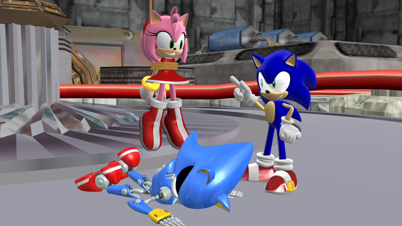 Sonic and Amy VS DeviantArt 