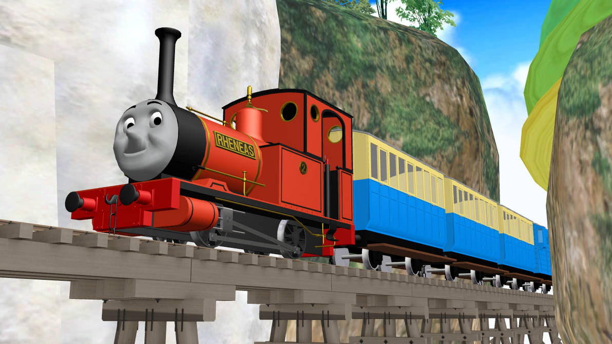 Rheneas and the Waterfall by MiraculousThomasFan on DeviantArt