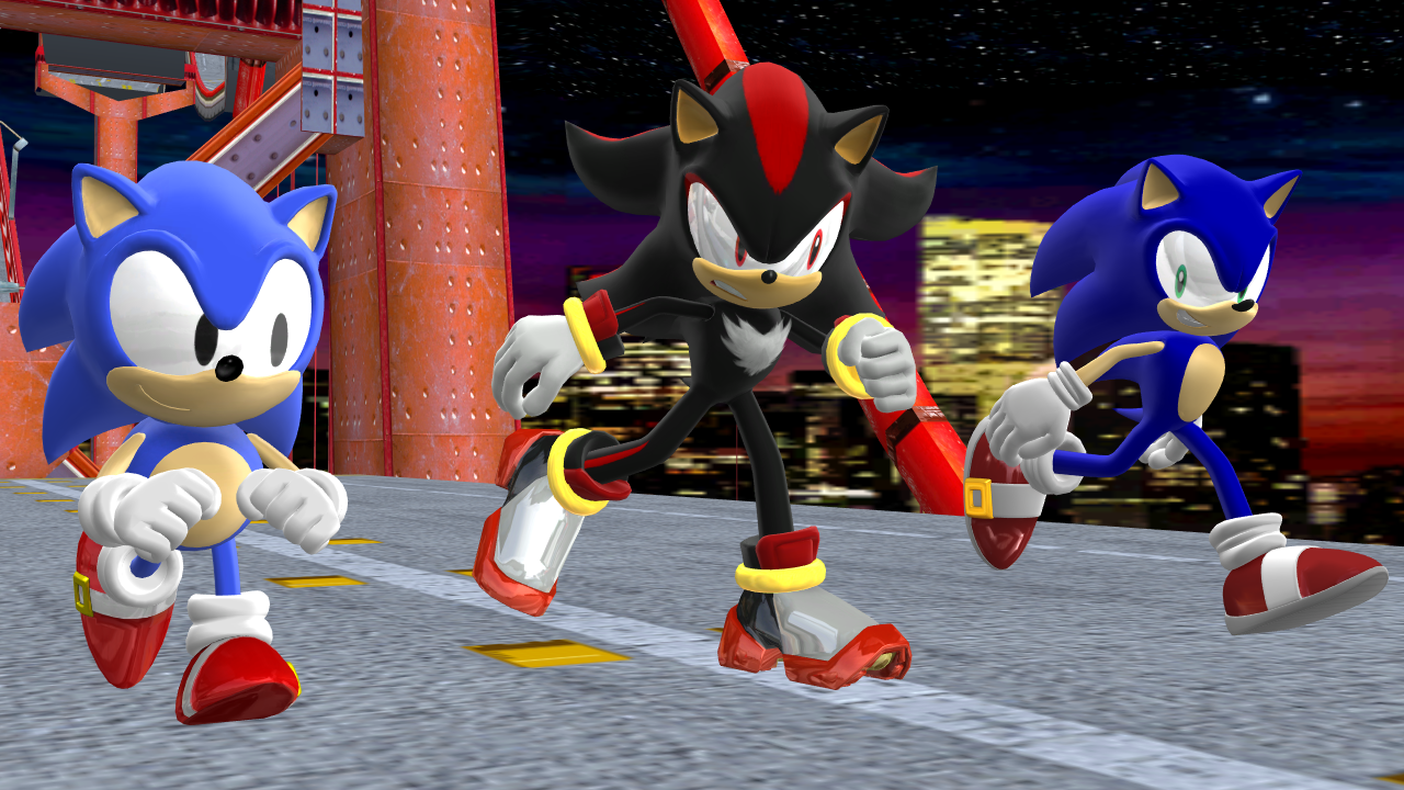 Sonic x Shadow Racing by MiraculousThomasFan on DeviantArt