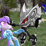 Sonic and Lilac vs. Infinite