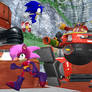 Sonic and Sonia vs. Egg Walker