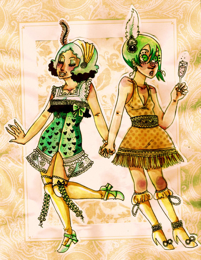 Deviantart Flapper Lady Flapper Girls by kicksatanout on DeviantArt
